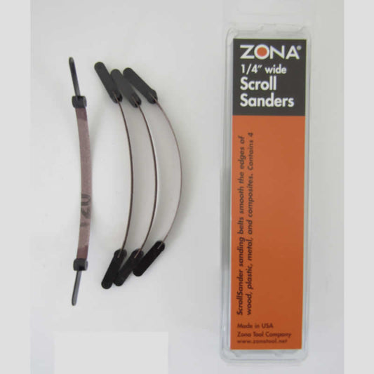 ZON36-522 Scroll Sanders 120 Grit .25in Wide Zona Tools Main Image