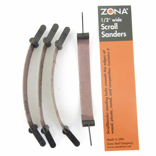 ZON36-531 Scroll Sanders 80 Grit .5in Wide Zona Tools Main Image
