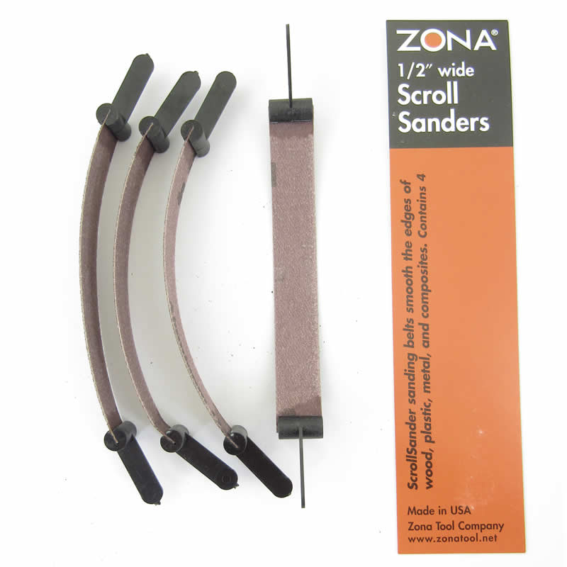 ZON36-532 Scroll Sanders 120 Grit .5in Wide Zona Tools Main Image