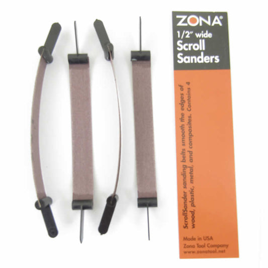 ZON36-536 Scroll Sanders 220 Grit .5in Wide Zona Tools Main Image