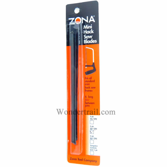 ZON36-657 Zona Mini Hack Saw Blades, 32 TPI Main Image